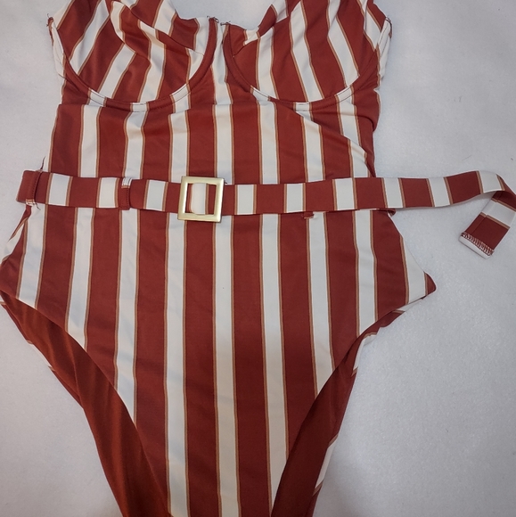 Weworewhat Danielle one piece swim suit designer bikini LIKE NEW SIZE XL - Picture 8 of 9